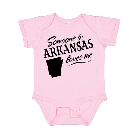 

Inktastic Someone in Arkansas Loves Me Gift Baby Boy or Baby Girl Bodysuit