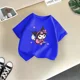 thumbnail image 3 of Bonita camiseta de dibujos animados de verano para niños y niñas, camiseta Kulomi con estampado creativo, informal, estilo urbano, Y2K, camiseta transpirable de cuello redondo para niños y niñas, 3 of 5