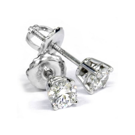 - VVS1 Platinum 1/2ct Diamond Studs
