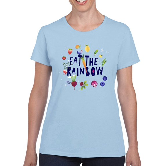 Eat The Rainbow T-shirt Women's -Artshine Designs
