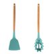 thumbnail image 1 of Utensilios de cocina de silicona antiadherentes con mango de madera Juego de utensilios de cocina para utensilios de cocina antiadherentes, 1 of 5