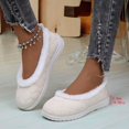 thumbnail image 5 of YOUYEDIAN Loafers for Women Fall Winte Fleece Lined Comfortable Warm Slip On Flats Casual Fuzzy Soft Shoes, 5 of 5