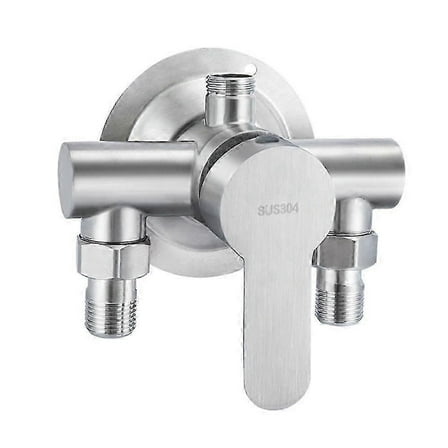 Stainless Steel Shower Faucet Hot And Cold Water Mixer Wall Mounted,