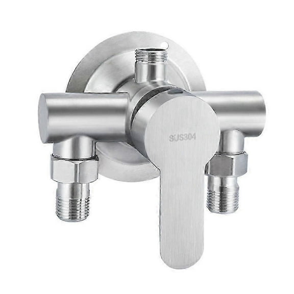 Stainless Steel Shower Faucet Hot And Cold Water Mixer Wall Mounted,