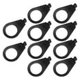 thumbnail image 4 of Rushawy 10 Pieces Guitar Knobs Pointer Plate, Metal, Guitar Control Knob Washers Easy to Black, 4 of 9