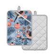 thumbnail image 2 of Pot Holders Set of 2 Heat Resistant 338℉ Kitchen Oven Gloves Potholder Cooking Baking Microwave Mitts Birds and Christmas Candy, 2 of 7