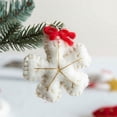 thumbnail image 4 of Christmas Felt Decoration Pendant Sew Snow Christmas Tree Snowflake Socks Accessories Handmade DIY Small Gift Ornaments Hangings (mix,6pcs), 4 of 6