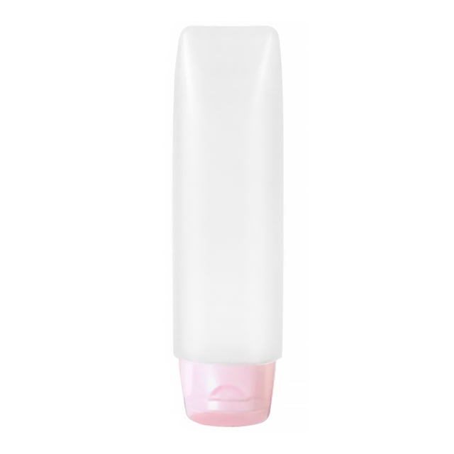 Viaje exprimido botella ducha gel pasta de dientes contenedor recargable impermeable bolsillo apretar dispensador tubo accesorios 50 ml rosa Scienceny HA059164-05
