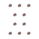 thumbnail image 3 of Jumpingount Cuentas de cobre Hexágono Accesorio Unisex Adultos Joyas Ornamentales para doméstico Artesanía Negro Hao Oro rosa Hao negro oro rosa 10piezas, 3 of 6