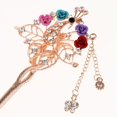 thumbnail image 4 of Dangle Hair Stick Palillo Flor Horquilla Chignon Pin Borla Colgante Decoración Zulema Palillos para el cabello para las mujeres, 4 of 8