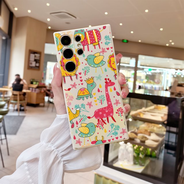Destaca entre la multitud con esta innovadora y moderna funda de TPU con estampado de dibujos animados para iPhone