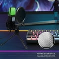 thumbnail image 6 of SF666R USB Wired Microphone Professional Video Recording RGB Condensador Gaming Microphone Noise Reduction Mic with Stand, 6 of 8