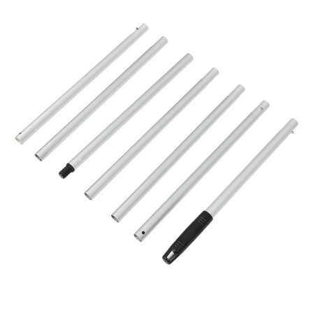 Homoyoyo 1Set Silver Light Bulb Changing Pole with Adjustable Length for Ceiling Lights