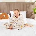 thumbnail image 2 of Wearable Blanket Hoodie for Kids, Sherpa Oversized Sweatshirt Blanket Flannel with Hood Pocket and Sleeves (Cat), 2 of 7