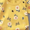 thumbnail image 4 of Hessimy Toddler Boy Summer Outfits Cartoon Print Short Sleeves T-Shirt Shorts Set Infant Clothes Set,&nbsp;Infant Set(Light Yellow,3-6 Months), 4 of 4