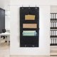 thumbnail image 2 of Hanging storage shelf - Fabric wardrobe organizer with 4 compartments, 2 of 5