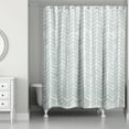 thumbnail image 2 of Creative Products Soft Blue Petal Pattern 71x74 Shower Curtain, 2 of 2