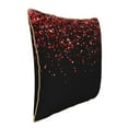 thumbnail image 2 of Kll Red Glitter1 Decorative Throw Pillow Covers Velvet Soft For Couch Sofa Bedroom Living Room Outdoor -18"X18", 2 of 8