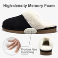 thumbnail image 4 of HSHDLDF Pantoufles en Mousse à Mémoire de Forme pour Femmes, Chaussures d'Intérieur et d'Extérieur pour l'Hiver, 4 of 6