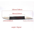 thumbnail image 4 of Walson Diamond Abrasives Guitar Fret Crowning File Luthier for Ukulele With Sleeve, 4 of 7