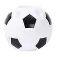 thumbnail image 1 of Creative Football Pen Holder Desktop,Soccer Pen Holder,Soccer Shape Style Design Pencil Container,Football Pencil Cup,Cute Creative Desktop Storage Case,Table Organizer Container,1PC,3.7"x4.1", 1 of 2