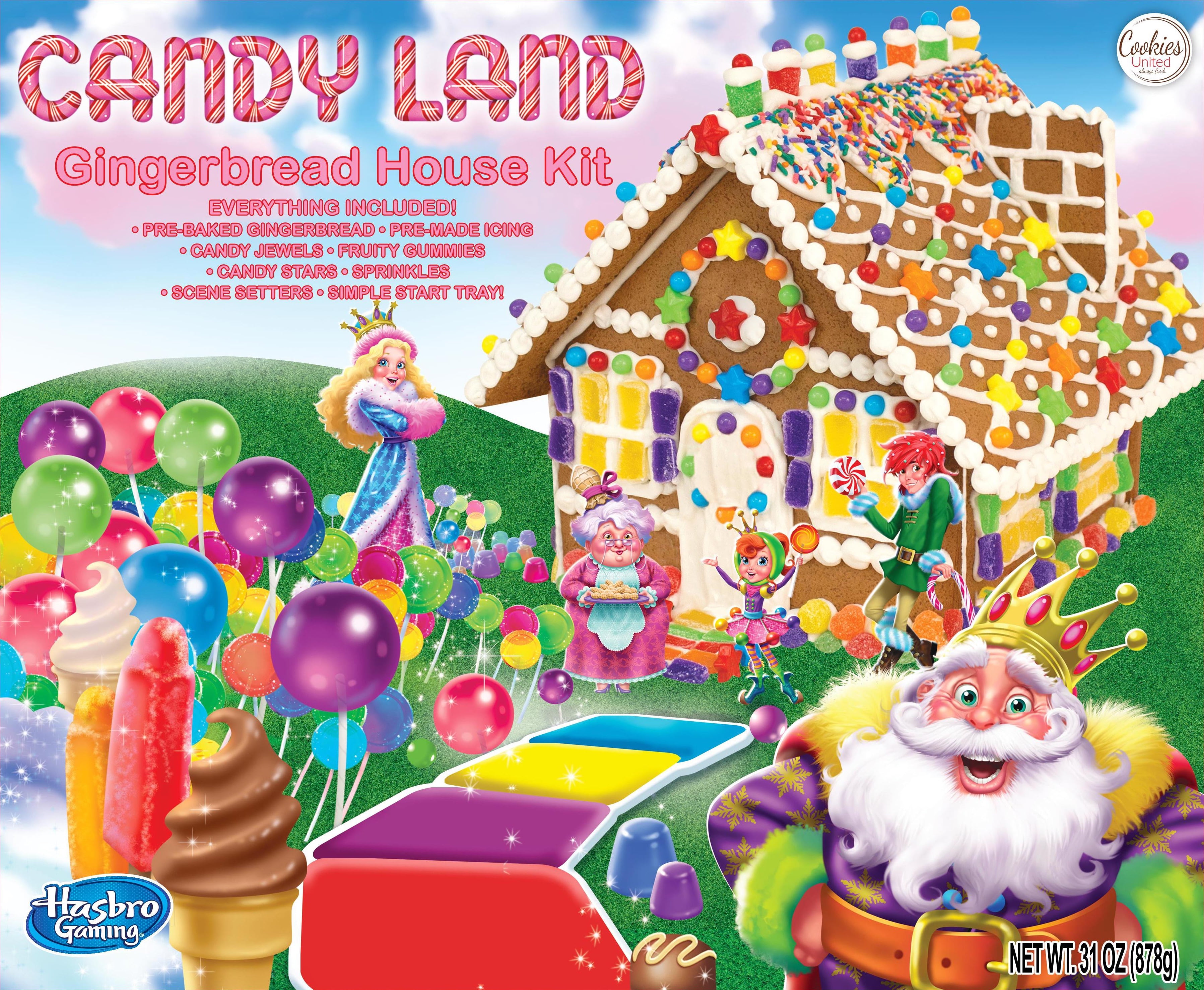 Cookies United Candyland Gingerbread House Kit