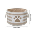 thumbnail image 3 of Storage Basket under $5! kkbbma Round Dog Toy Basket, Collapsible Storage Storage Basket Pet/Pet Toy and Accessory Storage Bin Doy Toy Box, 3 of 6