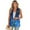 Blue Galaxy Meteor, variant on Astronomy Print Womens Waistcoat Vest Sleeveless Blazers for Women Business Casual Fashion Open Front Suit Vest, Size 3XL