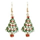 thumbnail image 1 of 1 par de pendientes de Navidad, regalos de joyería de vacaciones para mujeres y niñas, gota de joyería árbol de Navidad Yuyangstore pendiente de tema navideño, 1 of 8