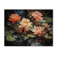 thumbnail image 3 of Designart "Koi Pond China Art painting" China Art Print on Natural Pine Wood, 3 of 5