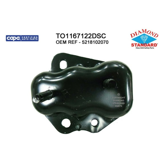 New Aftermarket  CAPA Rear Passenger Side Bumper Impact Bar Bracket Replaces 5218102070 fits 2003-2008 Toyota Corolla