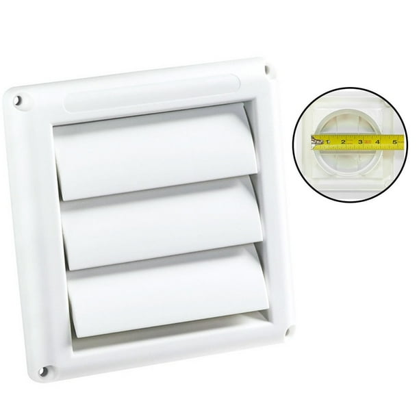 Plastic Air Vent Grille Cover 3 Gravity Flaps Wall Ventilation Grille