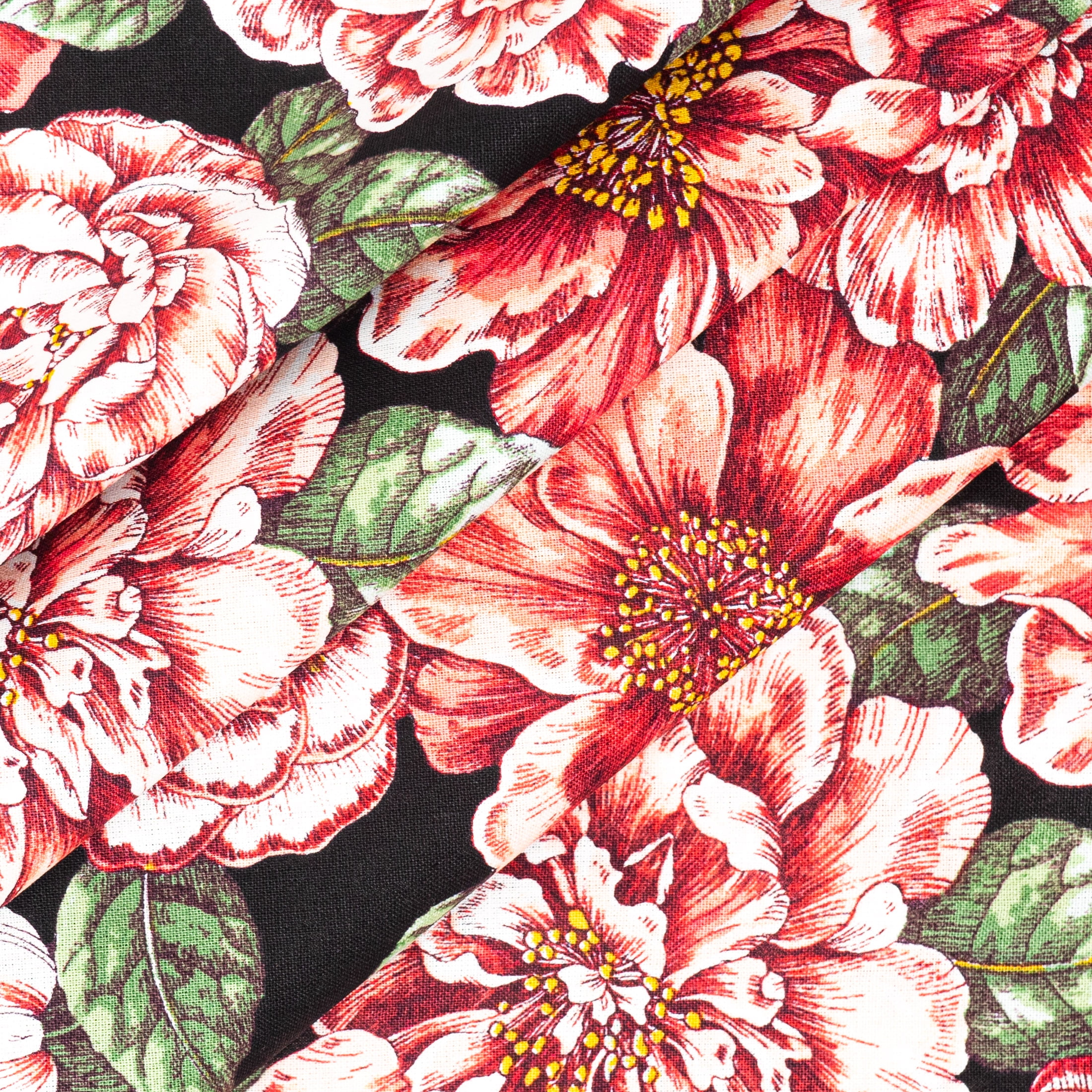 Waverly Inspirations 1 Yard Cut 100% Cotton Prints Fabric, Bridget Black, 44" Wide for Quilting & Sewing