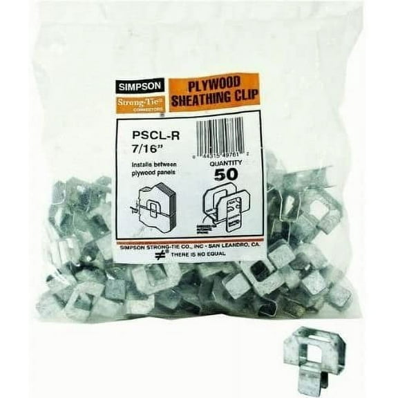 Simpson Strong-Tie PSCL 7/16-R50 Panel Sheathing Clip by Simpson Strong-Tie