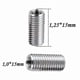 thumbnail image 2 of 20-Pack Thread Reducing Nuts, M8 to M6 Conversion Sleeve Bolts, Zinc-Plated Steel, 2 of 5