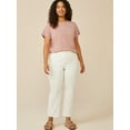 thumbnail image 4 of Free Assembly Women's Ringer Tee with Short Sleeves, Sizes XS-XXXL, 4 of 8