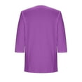 thumbnail image 6 of Daiosportswear Women'S Chiffon Kimono Loose Casual Open Front Cover Ups,Cover-Up for Women Purple M(M), 6 of 8