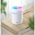 thumbnail image 5 of Mini humidificador de vapor frío: humidificador ultrasónico con tanque de agua de 300 ml, funcionamiento silencioso, luz nocturna y apagado automático (negro) JFHHH pequeña, 5 of 5