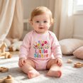 thumbnail image 3 of Mnyotv Baby Girl Clothes Newborn Infant Fall Outfit Romper Long Sleeve Printed Jumpsuits Size 3-6 Months, 3 of 6