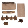 thumbnail image 2 of Hamster Climbing Toys, Chewing  Hamster Playing Activity Set Removable  For Small Animals, 2 of 8