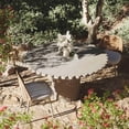 thumbnail image 2 of Blossom Washed Travertine Finish Indoor / Outdoor 54" Round Dining Table, 2 of 4