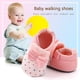 thumbnail image 3 of Zapatos De Bebé Niña Suela antideslizante Bowknot Baby Girl Shoe Cute Newborn Foot Wear (Dot Bow 13cm) Likrtyny Para Estrenar, 3 of 7