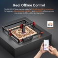 thumbnail image 6 of Algo  Engraving Machine, 10W Output Power Cutter Engraver for DIY Acrylic, Wood and Metal, APP Wi-Fi Control, 6 of 10