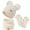 White, variant on 3 Pcs Unisex Kids Winter Beanie Hat and Scarf & Glove Set for Boy and Girl 3-9 Years Old