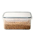 thumbnail image 1 of Renjiang Clear Storage Containers, Latching Lids, Visible Base, Sturdy and Stackable, Great for Storage and Organizationflour Sugar Storage Containers, 1 of 4