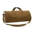 thumbnail image 2 of Rothco 23605 Canvas Shoulder Duffle Bag, Work Brown - 24 in., 2 of 3