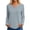 Light Blue, variant on Bmisegm Long Sleeve Tops for Women V Neck Casual Blouse Loose Fit Solid Color Tops Everyday Womens Tops Yellow XL