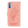 thumbnail image 6 of Feishell Wallet Phone Case for Motorola Moto G51 5G,for Women Men,Butterfly & Rose Embossed PU Leather Magnetic Clasp Flip Stand Card Slots Shockproof Ultra Thin Protective Cover,Pink, 6 of 8