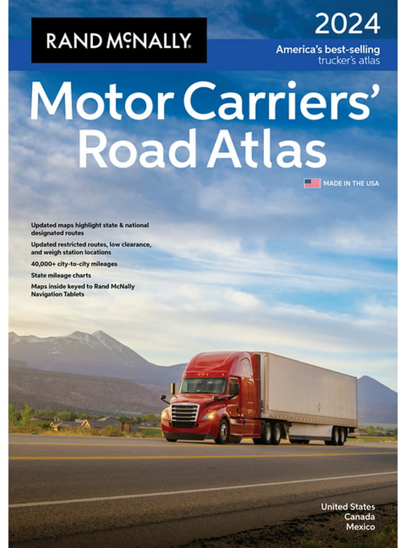 Rand McNally 2024 Motor Carriers' Road Atlas (Paperback)