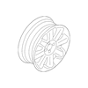 Genuine OE Mini Wheel, Alloy - 36-11-6-778-962